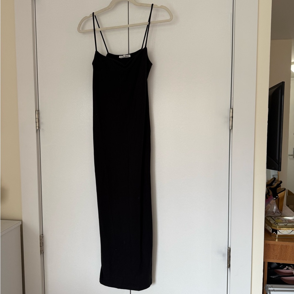 Reformation Black Elise Dress